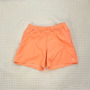 Men orange swim shorts